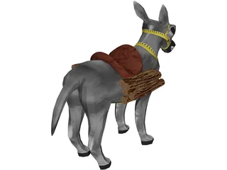 Donkey 3D Model preview
