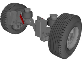 Hendrickson Suspension 3D Model preview