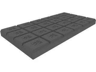 Chocolat 3D Model preview