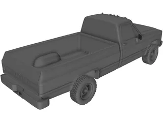 Chevrolet K20 Pickup (1987) 3D Model preview