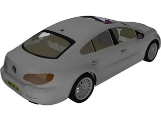 Volkswagen Passat (2010) 3D Model preview
