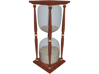 Hourglass 3D Model preview
