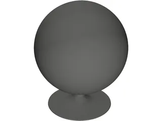 Ball Chair 3D Model preview