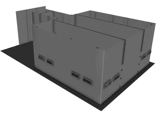 Police Holding Cell 3D Model preview