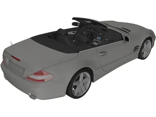 Mercedes-Benz SL500 (2009) 3D Model preview