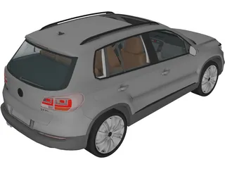 Volkswagen Tiguan (2010) 3D Model preview