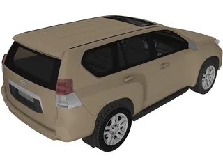 Toyota Land Cruiser Prado 150 (2010) 3D Model preview