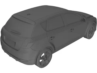 Kia Ceed (2010) 3D Model preview