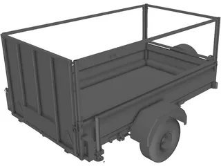 Trailer 3D Model preview