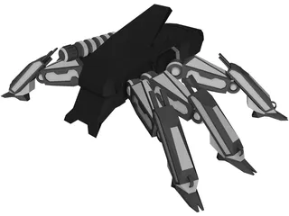 Mecha Spider 3D Model preview