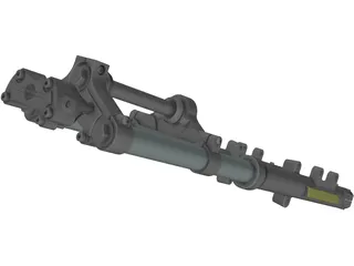 Front Fork Bike 3D Model preview