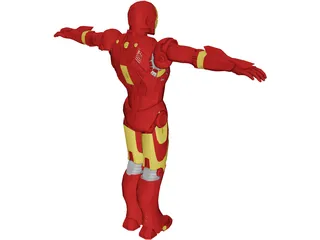 Iron Man 3D Model preview