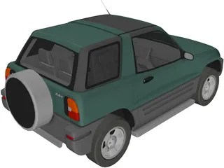 Toyota RAV4 (1994) 3D Model preview