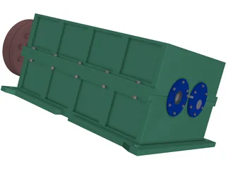 Gear Box 3D Model preview