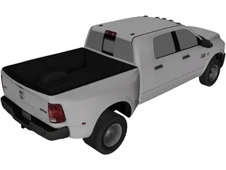 Dodge Ram 3500 Heavy Duty Mega Cab (2009) 3D Model preview