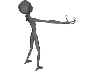Alien Classic 3D Model preview