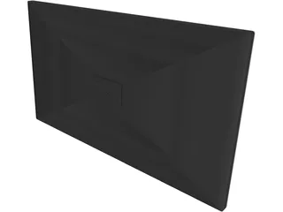 Sony LCD TV 3D Model preview