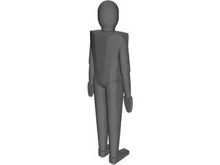 Maniqui 1.76 m 3D Model preview