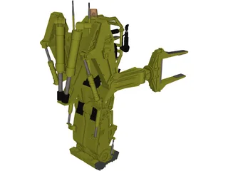 Alien Robot 3D Model preview