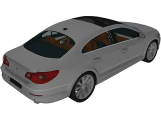 Volkswagen Passat CC 3D Model preview