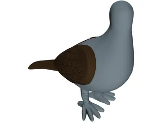 Pigeon 3D Model preview