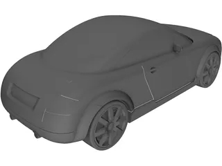 Audi TT 3D Model preview