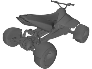Quad Concept 3D Model preview