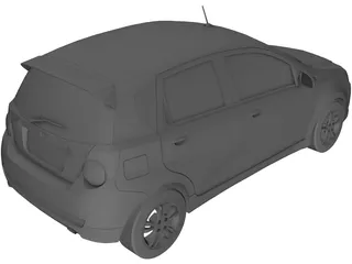Chevrolet Aveo Hatchback 3D Model preview