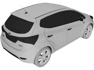 Hyundai ix20 3D Model preview