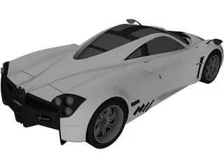 Pagani Huayra 3D Model preview