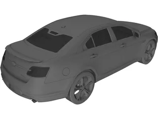 Ford Taurus (2010) 3D Model preview