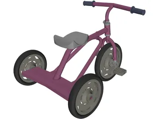 Tricycle 3D Model preview