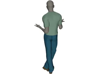 Man 3D Model preview