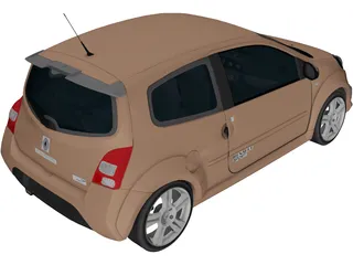 Renault Twingo (2010) 3D Model preview