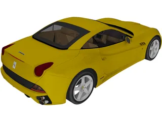 Ferrari California 3D Model preview