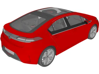 Opel Ampera 3D Model preview