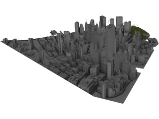 Lower Manhattan 3D Model preview