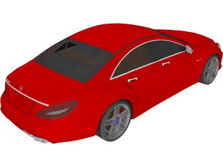 Mercedes-Benz CLS63 AMG 3D Model preview