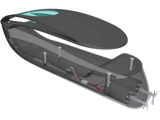 Boat 3D Model preview
