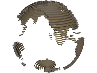 Earth 3D Model preview