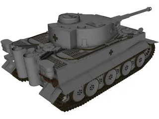 Tiger 3D Model preview