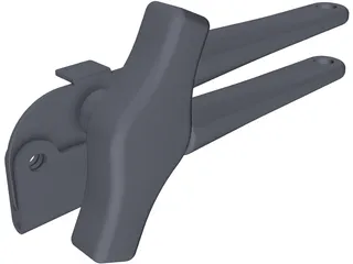 Can Opener Kitchen Aid 3D Model preview