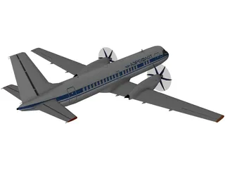 Ilyushin IL-114 3D Model preview