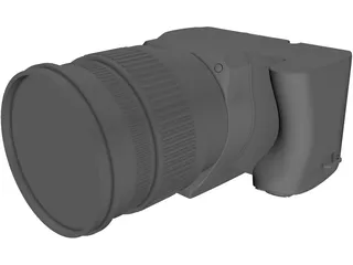 Sony A44 Digital Camera 3D Model preview
