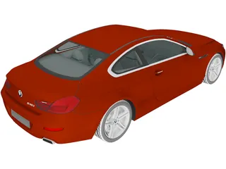 BMW 640i (2011) 3D Model preview