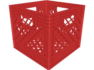 Milk Crate 3D Model preview