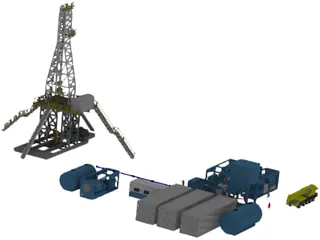 Refinery 3D Model preview