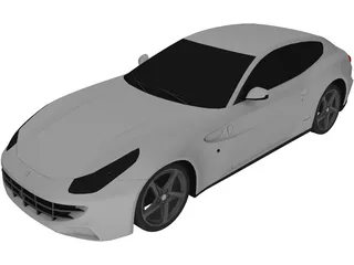 Ferrari FF 3D Model preview