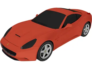 Ferrari California 3D Model preview