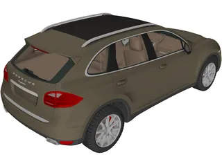 Porsche Cayenne (2011) 3D Model preview